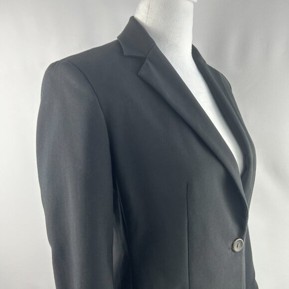 Zara Basic classic chic fitted black blazer - Women Small - Picture 4 of 7
